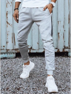 Pánské světle šedé teplákové kalhoty Dstreet model 21972465 - FashionStreet