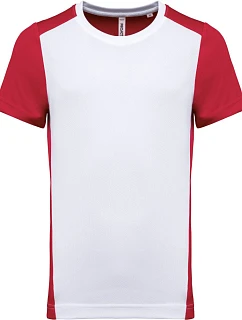 PA Pánské kontrastní sportovní tričko 20. white/red model 22448500 - Kariban ProAct
