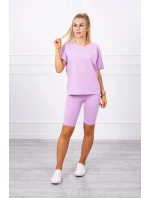 Souprava top+legíny fialová Souprava top+legíny fialová