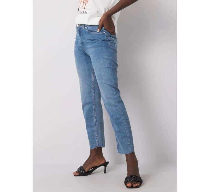 Džínsy nohavice D85033T62152L151 svetlo modré