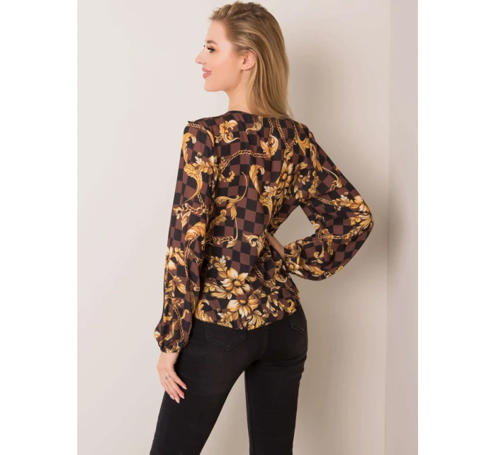 Blúzka DHJ BZ 12283.94P hnedá