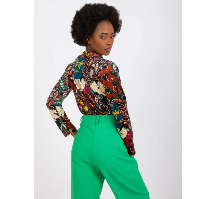 Blúzka DHJ BZ 6291 1.77P hnedá Blúzka DHJ BZ 6291 1.77P hnedá