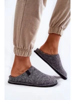 Klasické dámské pantofle Big Star KK276014 Šedé Klasické dámské pantofle Big Star KK276014 Šedé