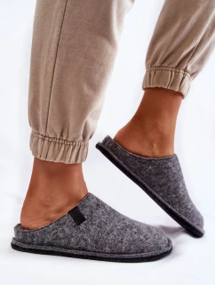 Klasické dámské pantofle Big Star KK276014 Šedé