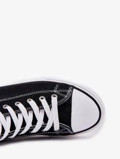 Pánske plátenné tenisky Big Star HI-POLY SYSTEM - čierne