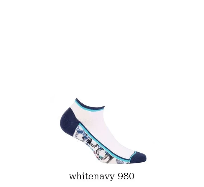 Pánske členkové ponožky Wola Sportive W91.1N3 Ag + vzor