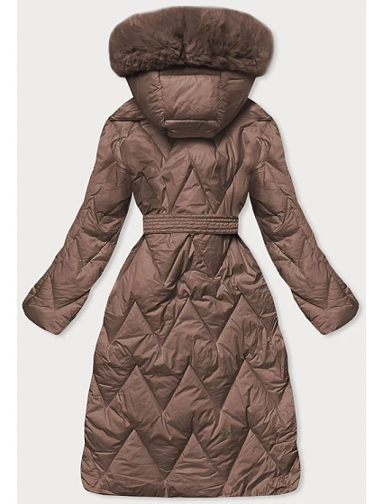 DAMSKA DŁUGA KURTKA PIKOWANA ZIMOWA model 21243526 - WAY MODE