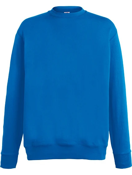 Fruit of the Loom Lightweight Set-In Sweat Pánska mikina 16.2156 kráľovská modrá Fruit of the Loom Lightweight Set-In Sweat Pánska mikina 16.2156 kráľovská modrá