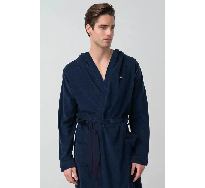 Pánský froté župan s kapucí model 20648066 - Vamp