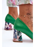 Kůže Boty S Ozdobným Lewski Shoes Zelené model 21626631 - Boto