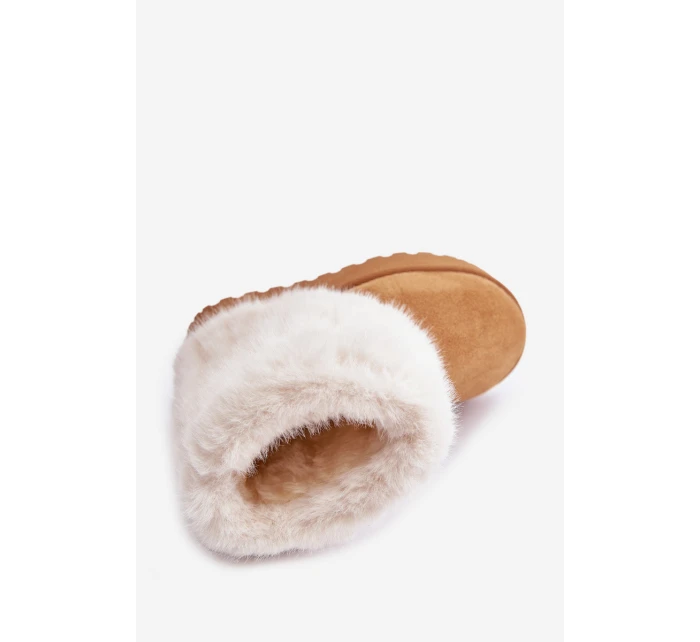 Dětské Sněhule S Kožíškem Camel model 21672884 - Boto Dětské Sněhule S Kožíškem Camel model 21672884 - Boto