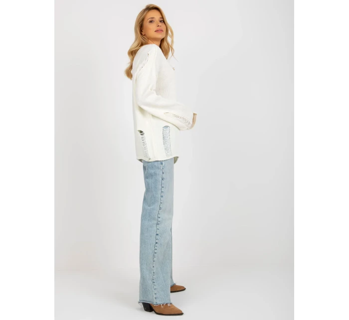 Dámský svetr BA SW model 18178453 ecru - FPrice Dámský svetr BA SW model 18178453 ecru - FPrice