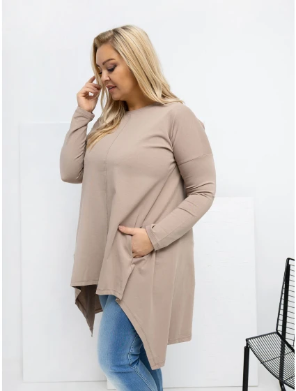 Blúzka RV BZ 7054 1.06 tmavá lila Blúzka RV BZ 7054 1.06 tmavá lila