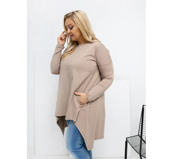 Blúzka RV BZ 7054 1.06 tmavá lila Blúzka RV BZ 7054 1.06 tmavá lila