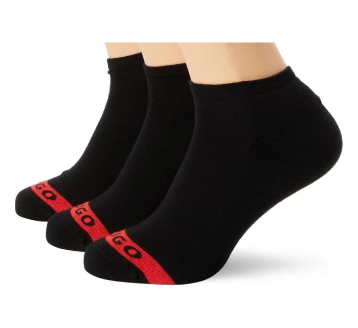 HUGO 3P LC Dlhé ponožky čierne (50514916-001)