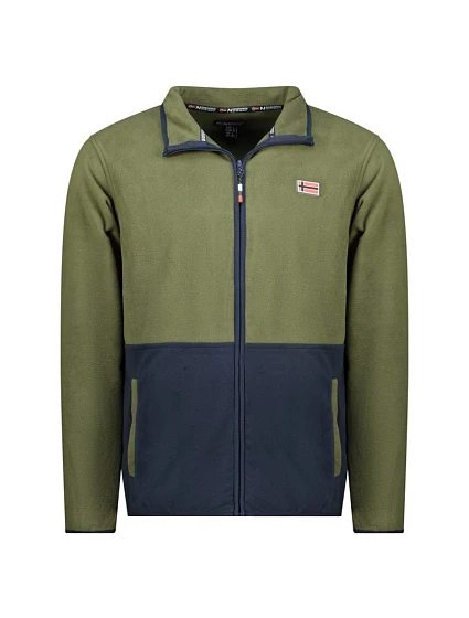 Geografické Nórsko Pánske fleece Touki Fz Khaki Db Men 233 Khaki (WZ6702H/GN-Kaki)