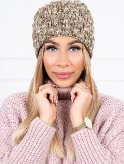 Kšiltovka model 18745418 khaki + ecru - K-Fashion