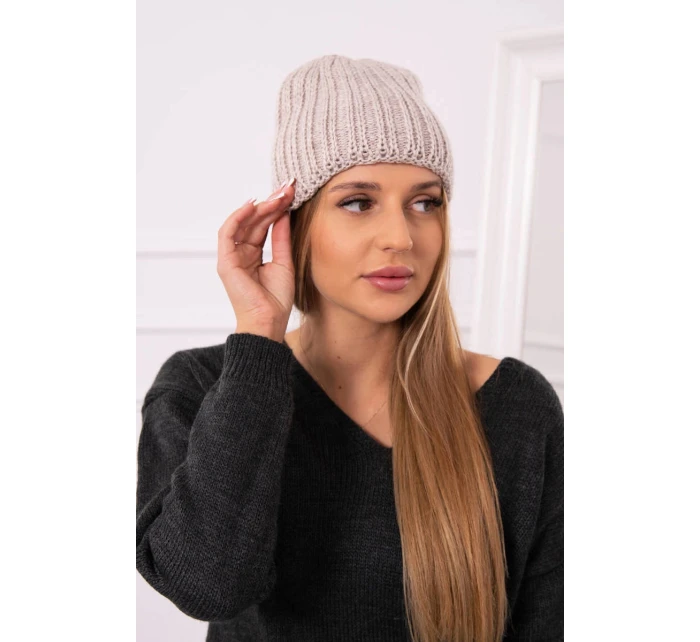 Dámska čiapka Rebeka K345 beige
