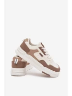 Sneakersy Na Platformie Big Star OO274A151 Ciemnobeżowe Sneakersy Na Platformie Big Star OO274A151 Ciemnobeżowe