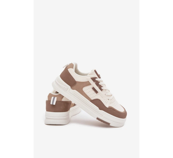 Sneakersy Na Platformie Big Star OO274A151 Ciemnobeżowe Sneakersy Na Platformie Big Star OO274A151 Ciemnobeżowe