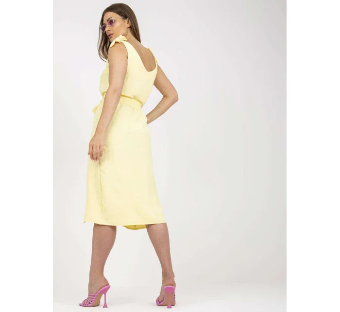 Šaty WN SK 1211.58 svetlo žltá