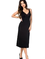 Dámska nočná košeľa Pola Long 05050 Black - Mediolano