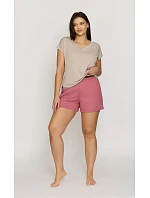 Mila Hladké pyžamové šortky S2XL model 22146000 - Mefemi