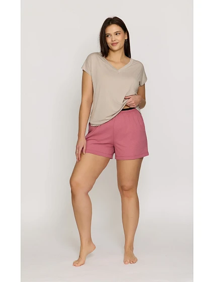 Mefemi Mix&Match Mila PDI1 Hladké pyžamové šortky S-2XL