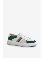 Dámské kožené tenisky D&A model 21659724 - S.Barski Dámské kožené tenisky D&A model 21659724 - S.Barski