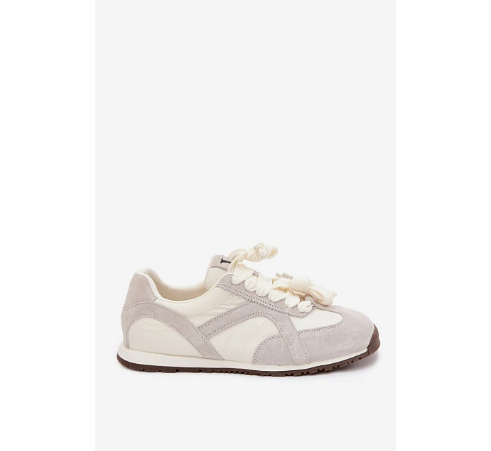 Semišové Dámské Tenisky model 22073044 Šedé - VINCEZA