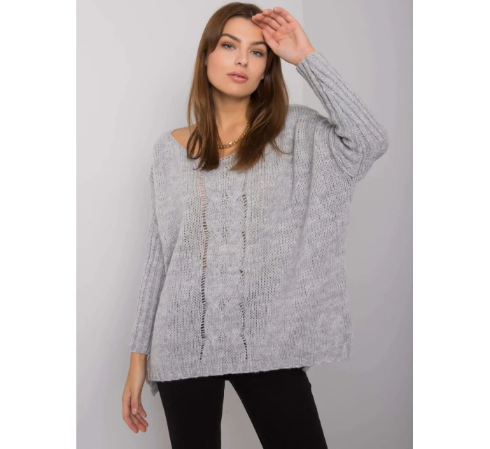 Dámsky sveter TW SW BI 559.45 sivý