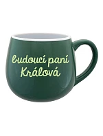 Personalizovaný keramický bacuľatý hrnček – budúca pani