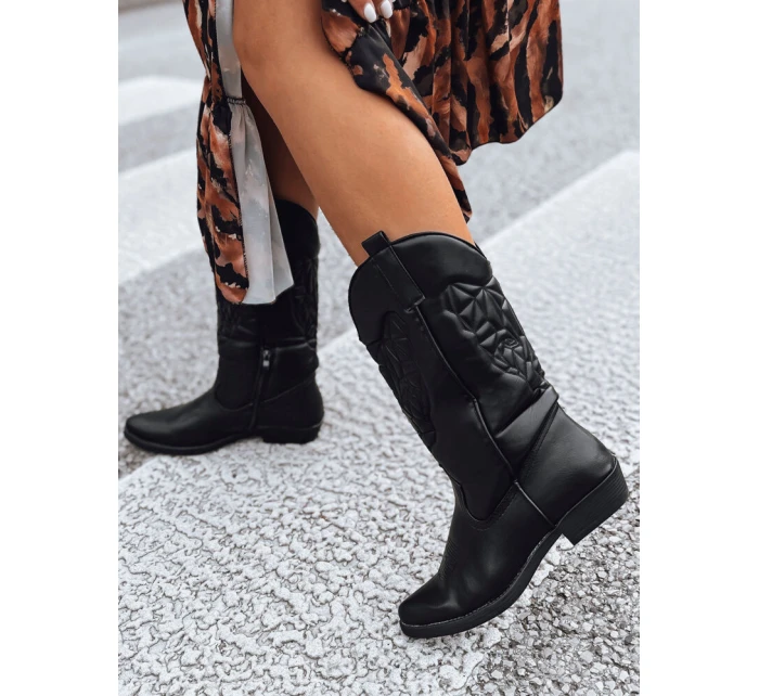 Dámské boty COZY black Dstreet ZY0414