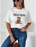 Dámske tričko MOLBER ecru FashionStreet RY2571