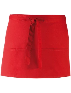 PR 155 Krátká zástěra do pasu s kapsou "Colours" model 22468545 red - Premier