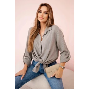 Bavlnené mušelínové oversize tričko Fango Bavlnené mušelínové oversize tričko Fango