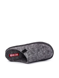 Klasické pánské pantofle Big Star model 21601045 šedé - Big Star Shoes