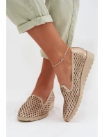 Dámské síťované polobotky Zlaté model 22027646 - Boto