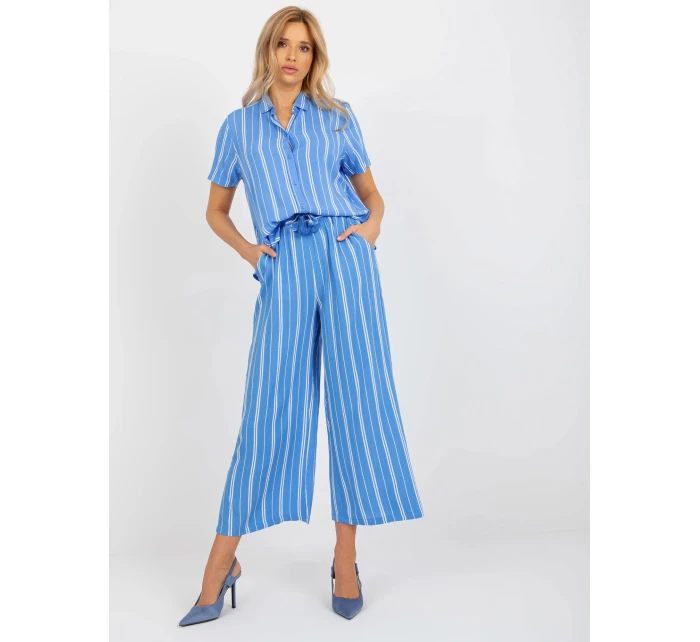 Blúzka D73771M11063A modrá