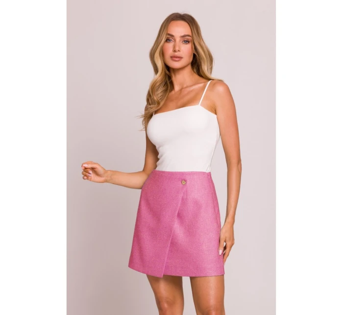 M854 Mini sukňa - fuchsiová M854 Mini sukňa - fuchsiová