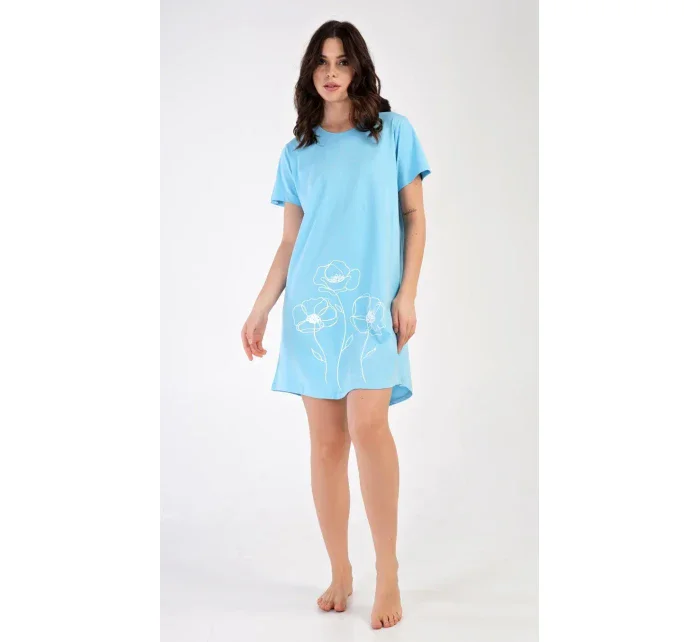 Dámska nočná košeľa s krátkym rukávom Leontína
