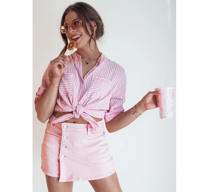 Dámské šortky světle růžové model 21977687 - Dstreet