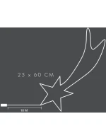 DEKORATÍVNE ZÁVESNÉ SVETLO COMET 35 LED RGB USB