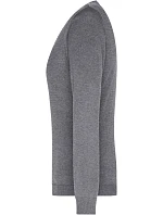 JN Dámský svetr s výstřihem do V 02.0 grey heather model 22487848 - Daiber