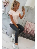 model 18743150 je moje kardio blůza pudrově růžová - K-Fashion