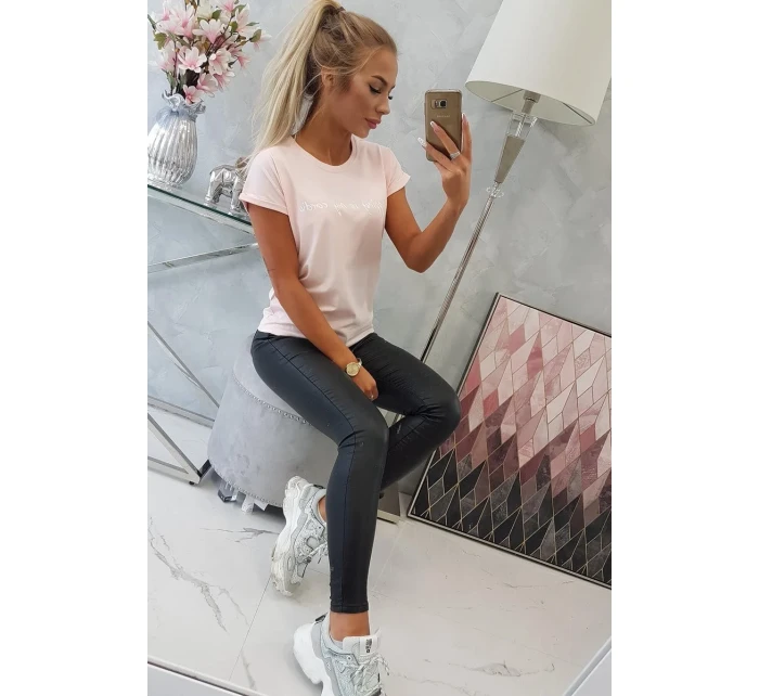 model 18743150 je moje kardio blůza pudrově růžová - K-Fashion