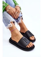 Damskie Klapki Big Star LL274429 Czarne