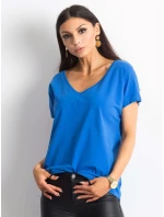 Tričko RV TS model 14820016 tmavě modrá - FPrice Tričko RV TS model 14820016 tmavě modrá - FPrice