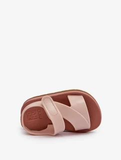 Detské sandále na suchý zips Voňavé ZAXY Svetloružové