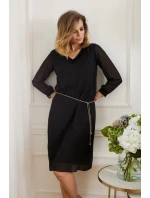 Dámské večerní šaty model 19382726 černé - La Aurora